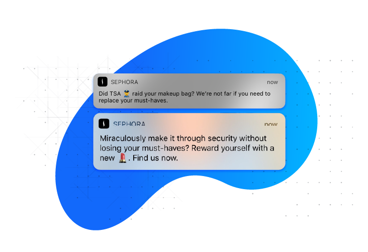 Sephora push notification example