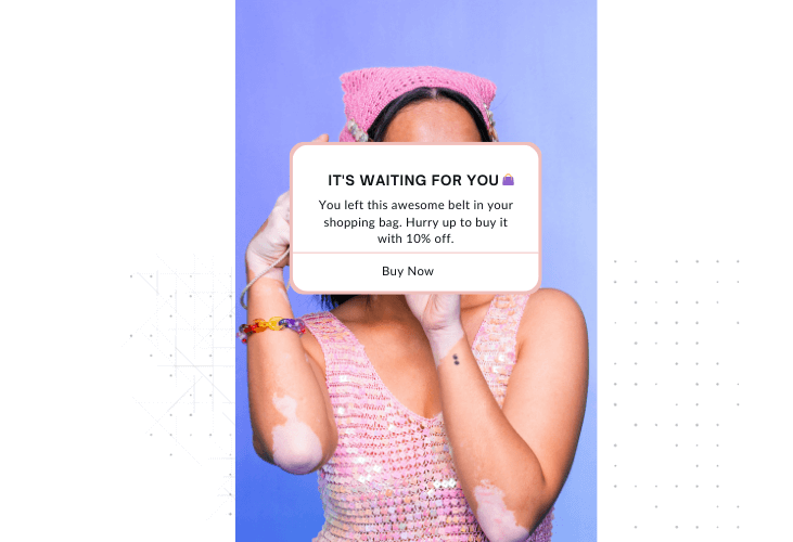 It’s waiting for you 🛍️ (2) (1) abandoned card push notification