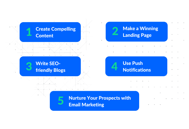 Push blog (3) lead generation strategies