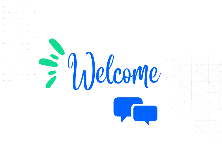 Welcome message